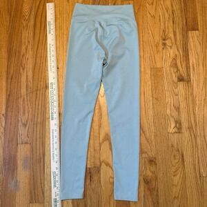 Gap Teen Girls High Waisted Crossover Leggings Light Green Blue Size 12 Active